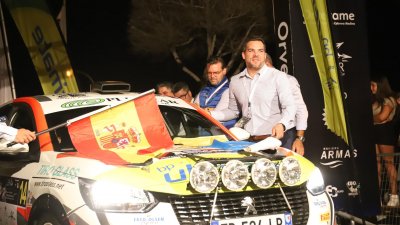 Tramo nocturno del Rally Orvecame-Isla de Lanzarote, 2023