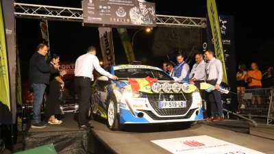 Tramo nocturno del Rally Orvecame-Isla de Lanzarote, 2023