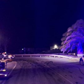 Accidente en la entrada de Güime