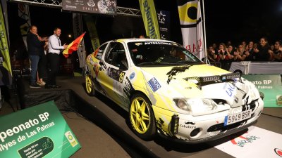 Tramo nocturno del Rally Orvecame-Isla de Lanzarote, 2023