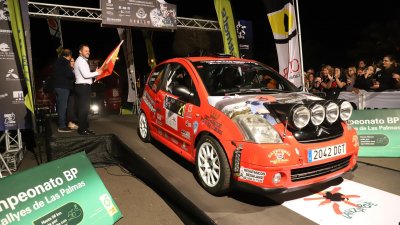 Tramo nocturno del Rally Orvecame-Isla de Lanzarote, 2023