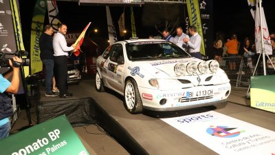 Tramo nocturno del Rally Orvecame-Isla de Lanzarote, 2023