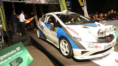 Tramo nocturno del Rally Orvecame-Isla de Lanzarote, 2023