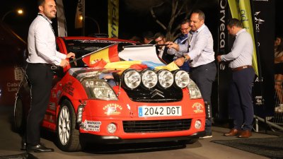 Tramo nocturno del Rally Orvecame-Isla de Lanzarote, 2023