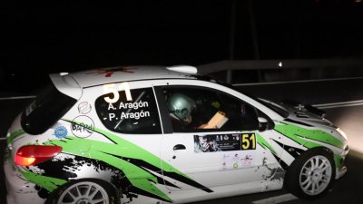 Tramo nocturno del Rally Orvecame-Isla de Lanzarote, 2023