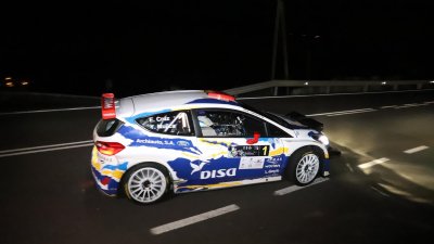 Tramo nocturno del Rally Orvecame-Isla de Lanzarote, 2023