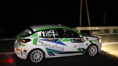 Tramo nocturno del Rally Orvecame-Isla de Lanzarote, 2023