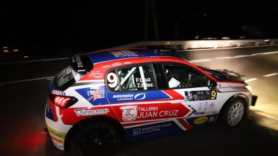 Tramo nocturno del Rally Orvecame-Isla de Lanzarote, 2023
