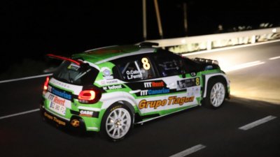 Tramo nocturno del Rally Orvecame-Isla de Lanzarote, 2023