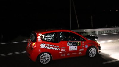 Tramo nocturno del Rally Orvecame-Isla de Lanzarote, 2023