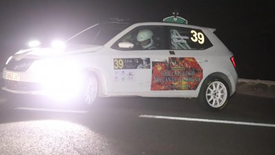 Tramo nocturno del Rally Orvecame-Isla de Lanzarote, 2023