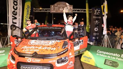 Entrega de trofeos del Rally Orvecame-Isla de Lanzarote (Fotos: Alejandro Rodríguez)
