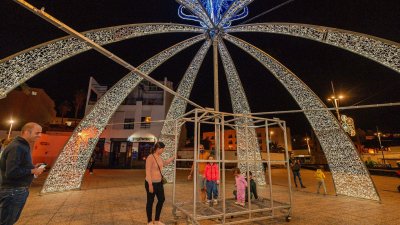 Encendido de luces de Navidad en Arrecife 
