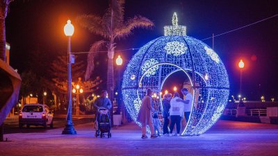 Encendido de luces de Navidad en Arrecife 