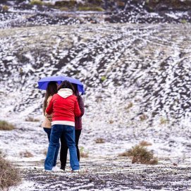Granizo en Lanzarote