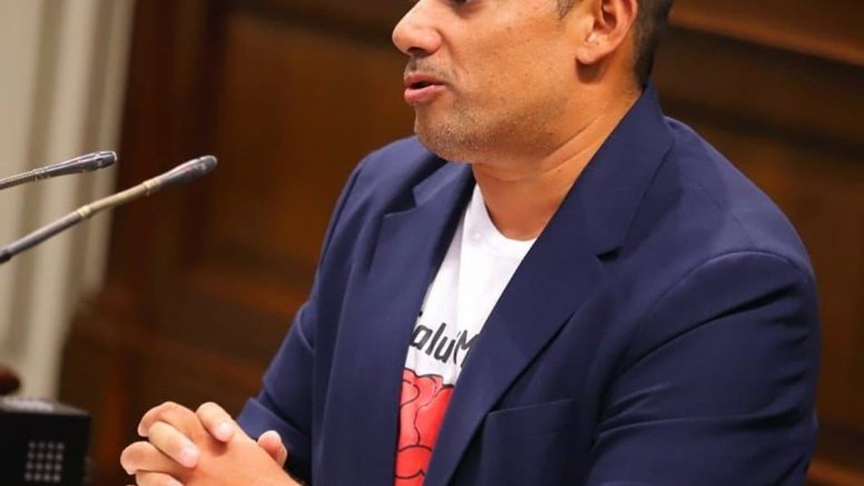 Yoné Caraballo de Nueva Canarias en una imagen de archivo.