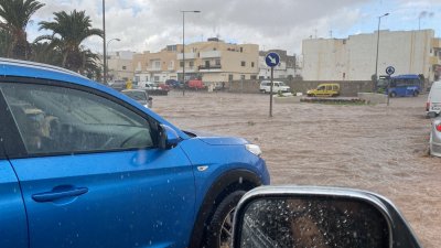 Lluvias en Arrecife