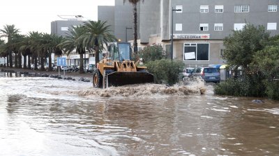 Lluvias en Arrecife (Fotos: José Luis Carrasco y cedidas)