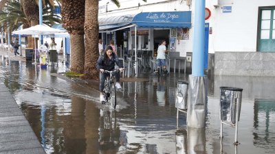 Lluvias en Arrecife (Fotos: José Luis Carrasco y cedidas)