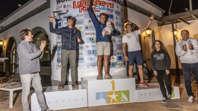 Lanzarote Foil Challenge Podium IQFoil John Carter