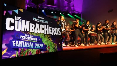 Presentación de la comparsa Los Cumbacheros, 2024