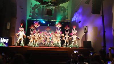 Presentación de la comparsa Los Cumbacheros, 2024