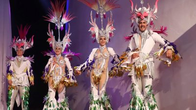 Presentación de la comparsa Los Cumbacheros, 2024