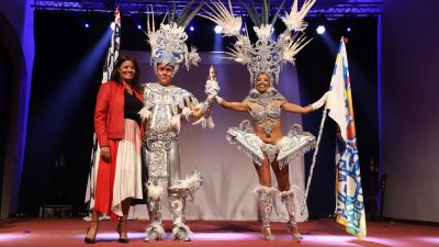 Presentación de la comparsa Los Cumbacheros, 2024
