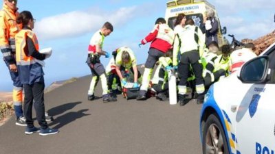 Ciclista fallecido en Teguise