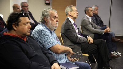 Banquillo de los acusados en el juicio por el caso Montecarlo. Foto: Juan Mateos.