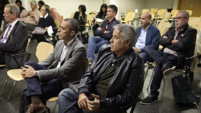 Banquillo de los acusados en el juicio por el caso Montecarlo. Foto: Juan Mateos.