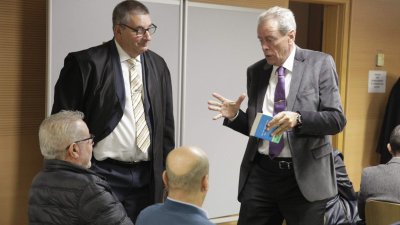 Banquillo de los acusados en el juicio por el caso Montecarlo. Foto: Juan Mateos.