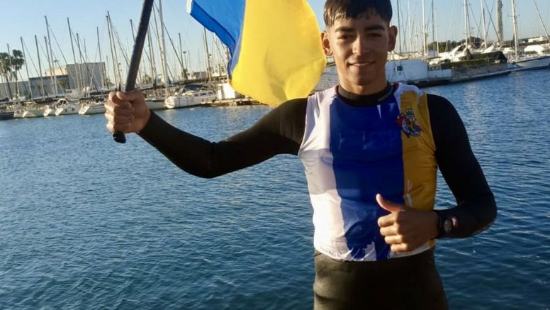 Alonso Pérez, regatista del RCNA