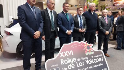 Presentación del Rally Isla de Los Volcanes en Fitur