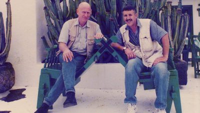 Carrasco junto al fotógrafo brasileño Sebastián Salgado (Foto: José Luis Carrasco)