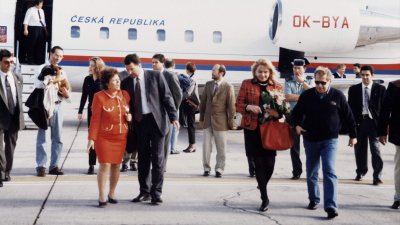 Václav Havel, ex presidente de la República Checa en Lanzarote (Foto: José Luis Carrasco)