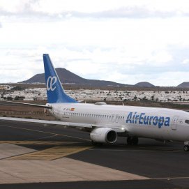 Avión de la aerolínea Air Europa