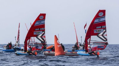 Campeonato del mundo de iQFOiL, 2024 (© Sailing Energy/Marina Rubicón)