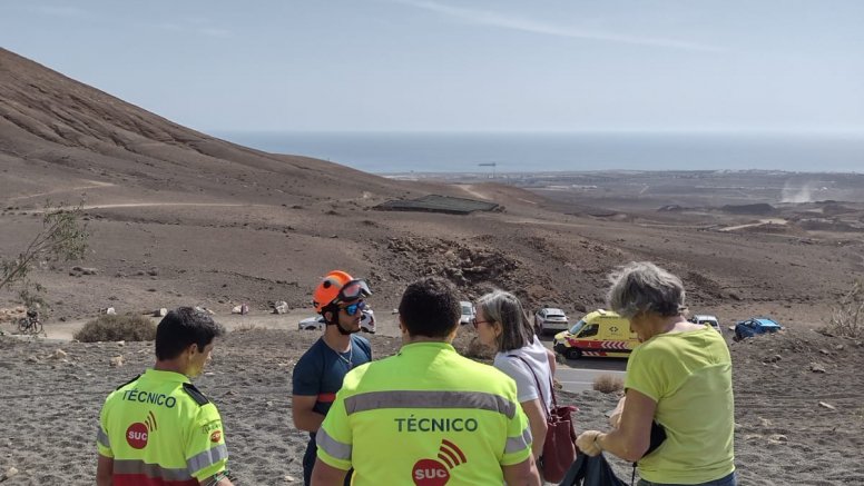 Socorren a una mujer que perdió la conciencia al caerse en Las Grietas