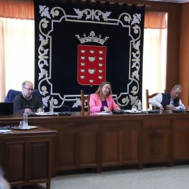 Dolores Corujo en el Cabildo de Lanzarote