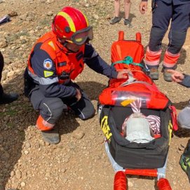 Senderista de 66 años rescatado en Caldera Blanca