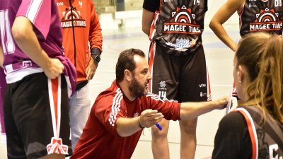 Partido entre el Magec Tías y el Homs UE Mataró Femení Maresme