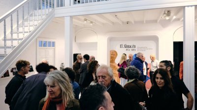 Inauguración de la exposición conmemorativa del medio siglo de Vida de El Almacén