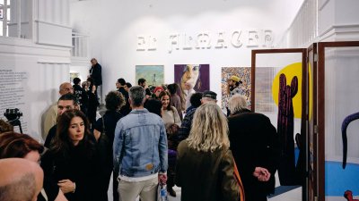 Inauguración de la exposición conmemorativa del medio siglo de Vida de El Almacén