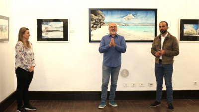 Exposición del artista italiano en la Casa de la Cultura de Yaiza