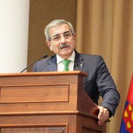 El vicepresidente Román Rodríguez este martes en Lanzarote