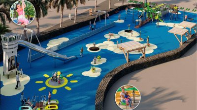 Proyecto de reforma del parque infantil de Matagorda. Foto: Ayuntamiento de Tías.