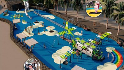 Proyecto de reforma del parque infantil de Matagorda. Foto: Ayuntamiento de Tías.
