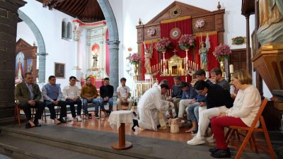 Celebración de Jueves Santo en San Ginés, 2024