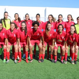 Partido entre el FC Puerto del Carmen y CD Firgas en la 25º jornada de la Primera Nacional Femenina